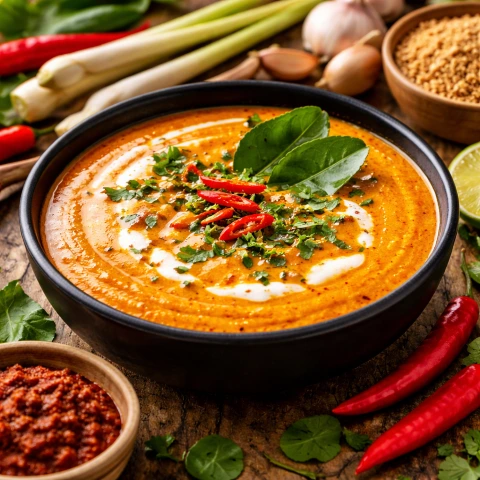Panang Curry Sauce in a bowl