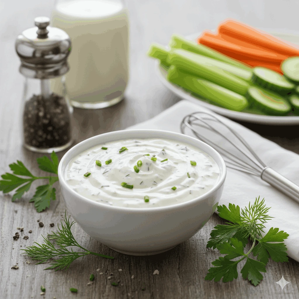 Heavy Cream Ranch Dressing