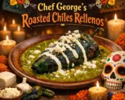 Chef George's Rosted Chiles Rellenos