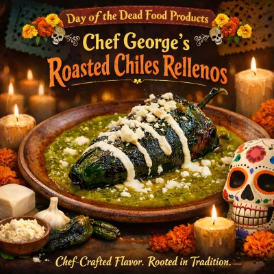 Chef George's Rosted Chiles Rellenos