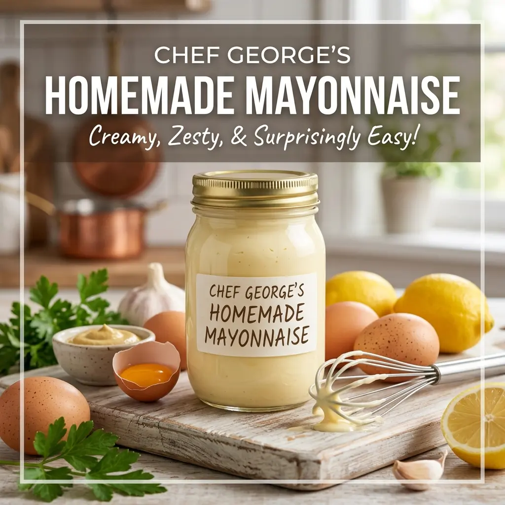 Chef-Georges-Homemade-Mayonnaise in a bottle